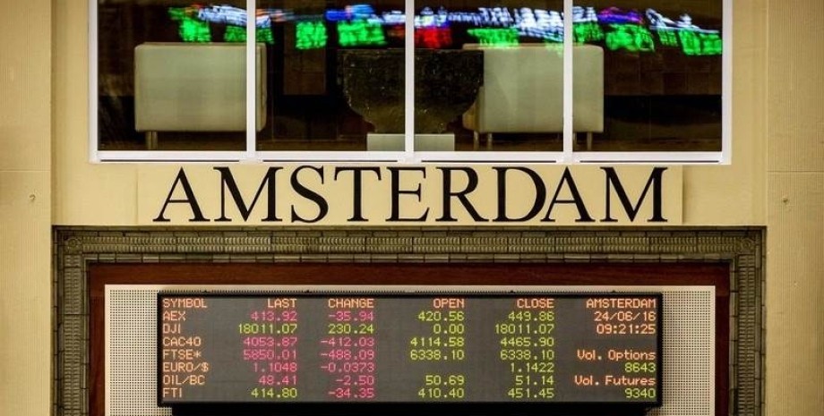 амстердам, лондон, биржа, фото, brexit, акции, торговля