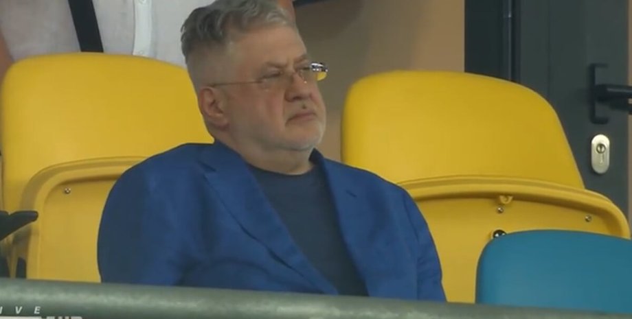 Игорь Коломойский на матче "Шахтер" - "Днепр-1"