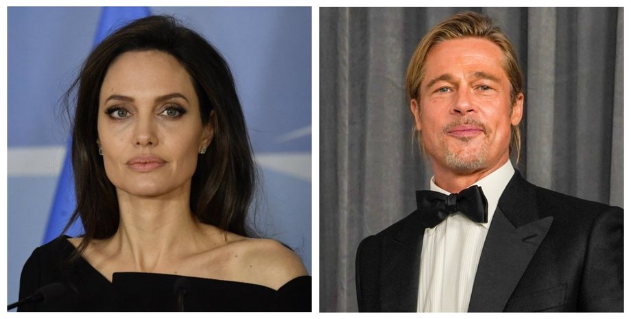 Анджелина Джоли, Брэд Питт, коллаж