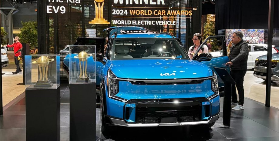 Kia EV9 2024, Kia EV9, авто року, кращі авто року, кращі авто 2024 року