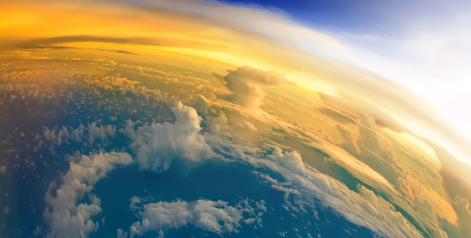 Земля, облака, космос, фото