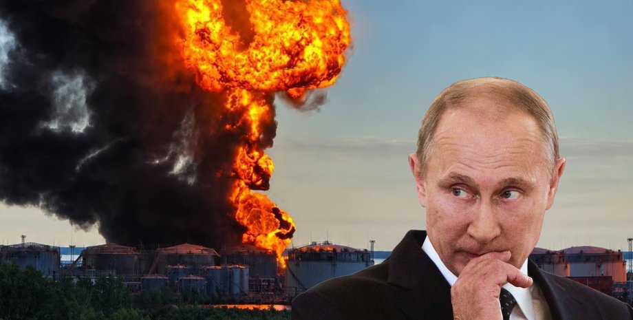 удары по НПЗ РФ, атаки на НПЗ России, бензиновый кризис в России, дефицит бензина РФ, нефтяной терминал Санкт-Петербург