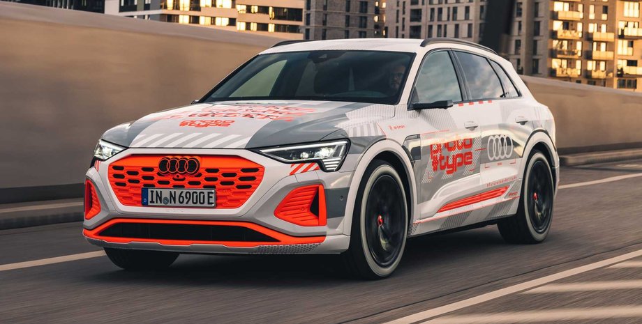 Audi e-tron 2023, Audi Q8 e-tron, новый Audi Q8, электрокроссовер Audi, электромобиль Audi, Audi e-tron