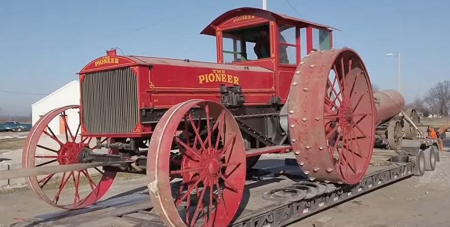 Pioneer 30-60, трактор Pioneer, старинный трактор, Pioneer 1912 года