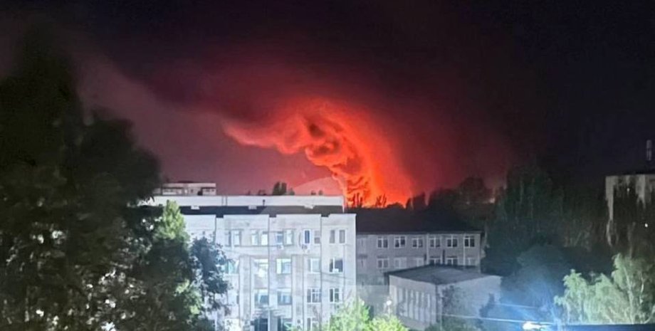 Удар по окупованому Луганську