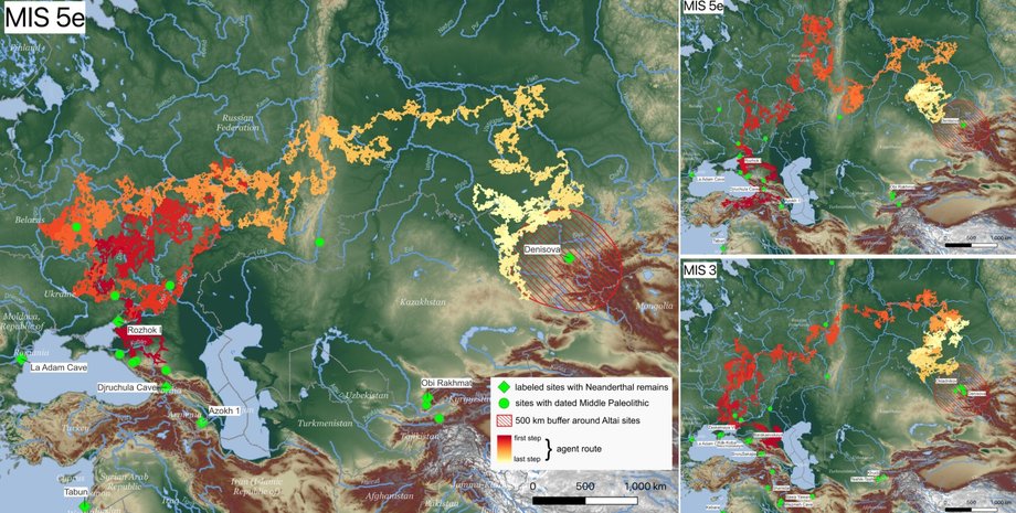 миграция, неандертальцы