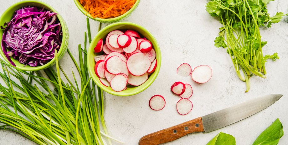 Овощи на столе