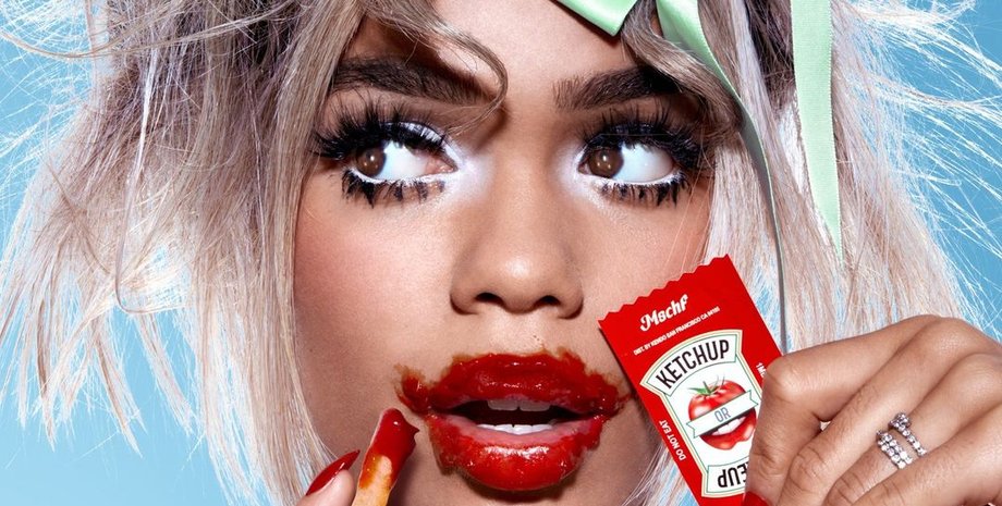 бренд ріанни, fenty beauty, блиск у формі кетчупу, кетчуп чи косметика, ріанна бренди