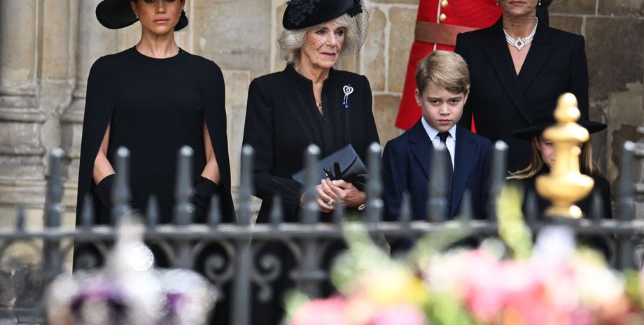 кейт миддлтон, меган маркл, камилла, королева умерла, похороны елизаветы 2