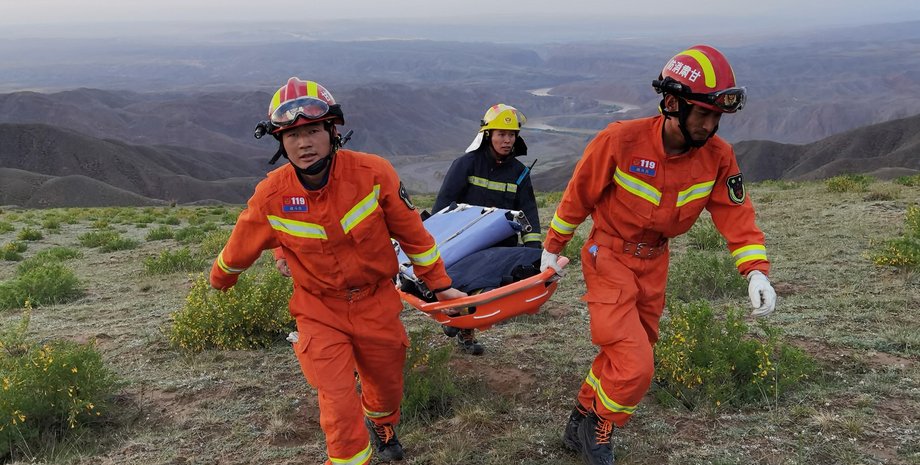 спасатели, марафон, Китай