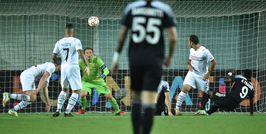 шахтер проиграл шерифу