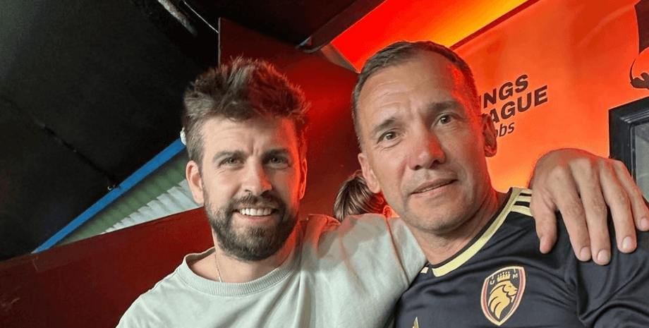 Жерар Пике и Андрей Шевченко, жерар пике сыграет для Украины, бывший бойфренд шакиры, united24