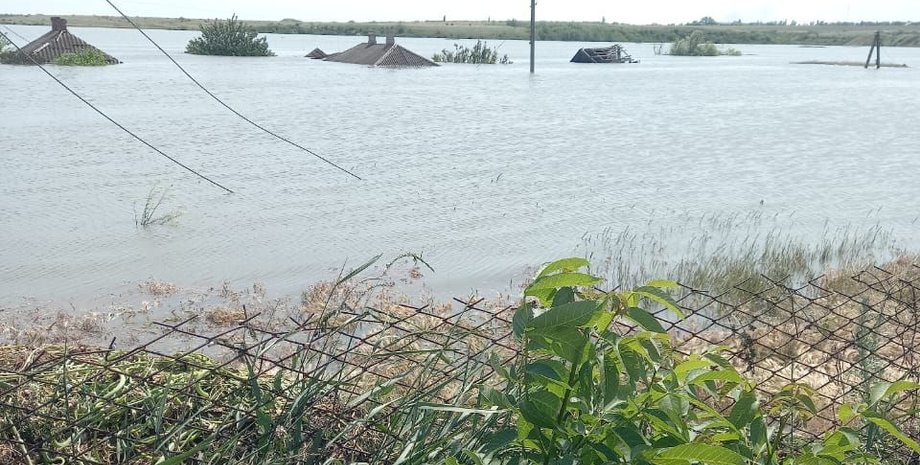 Затопление в Херсонской области, фото