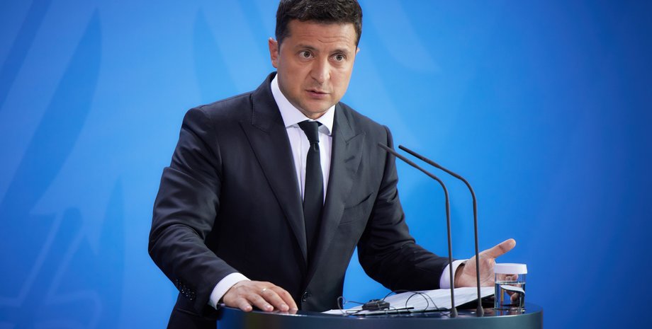 Владимир Зеленский, президент Украины Владимир Зеленский, брифинг Зеленского