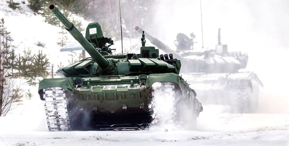 Российские танки, танки ВС РФ, оккупанты