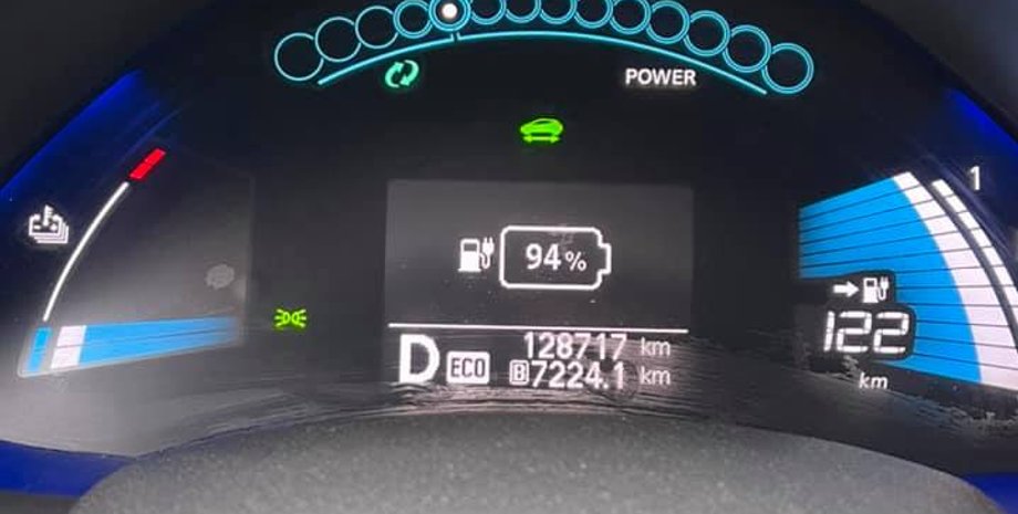 Nissan Leaf, электрокар, мороз,