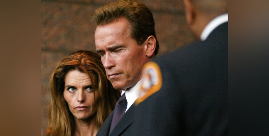 Шварценеггер с женой