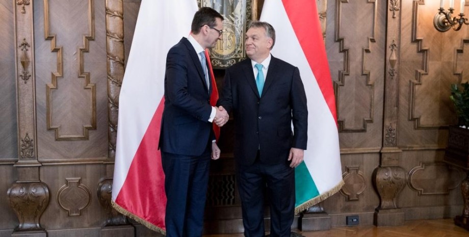 Виктор Орбан, Матеуш Моравецкий, Польша, Венгрия, ЕС, Европарламент, фото