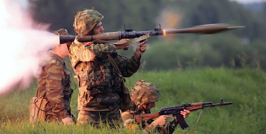 Гранатометчики Нацгвардии / Фото: пресс-центр Нацгвардии