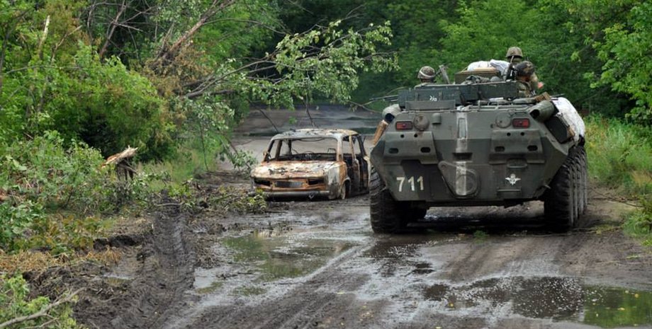 Силовики в Донбассе / Фото: facebook.com/oleksandr.klymenko