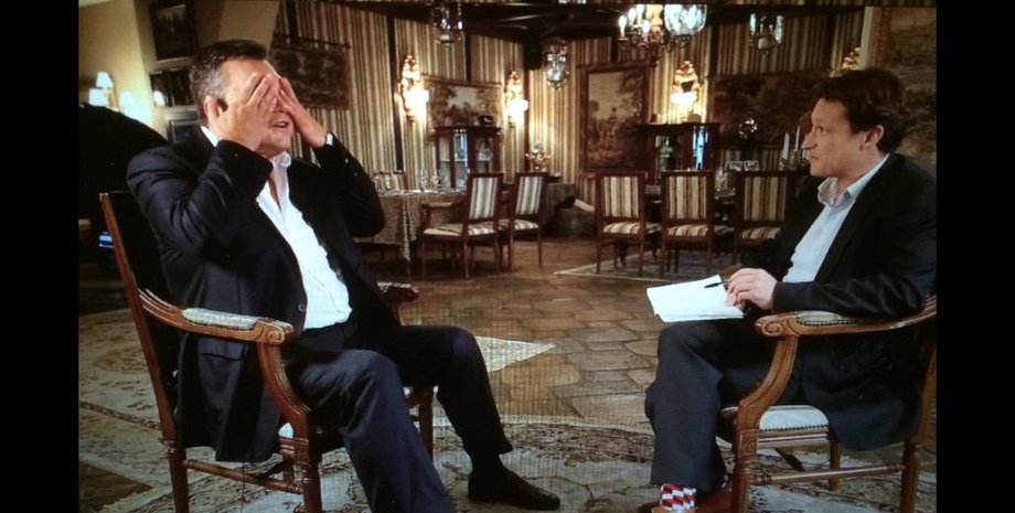 Интервью Виктора Януковича / Фото: Twitter