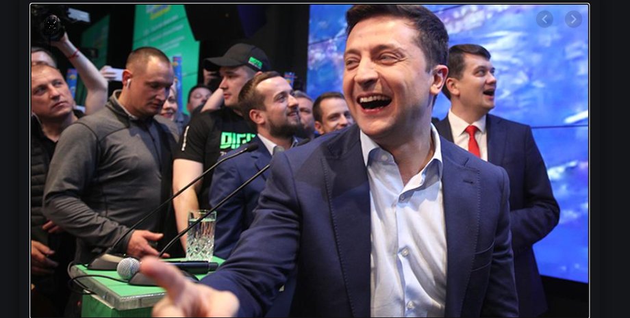 Владимир Зеленский на выборах в 2019 году