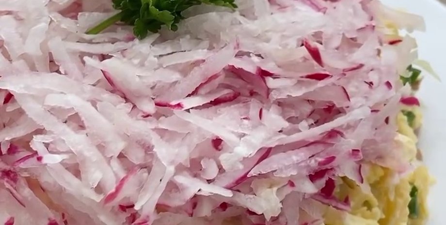 салат, салат с редисом