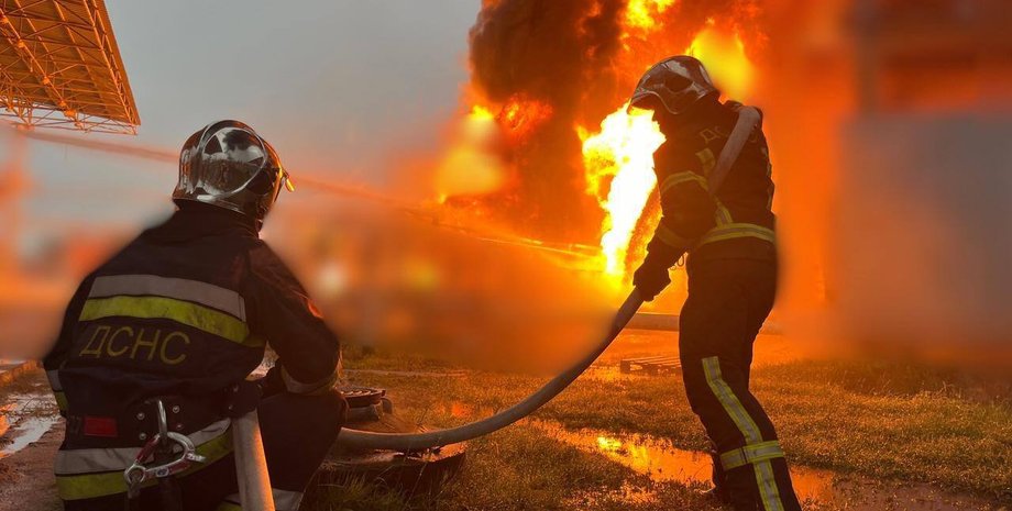 российская атака, киевская область 12 июня, гснс, пожар, огонь