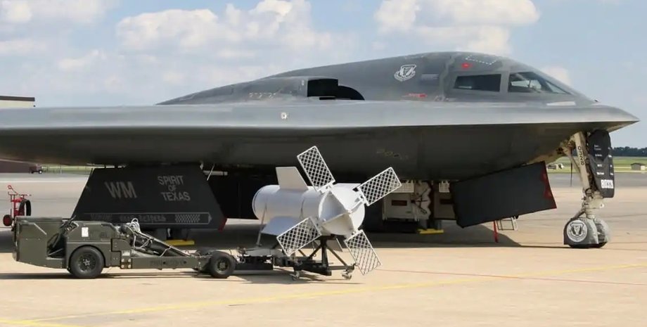 Бомбардувальник, B-2 Spirit, бомба, GBU-57