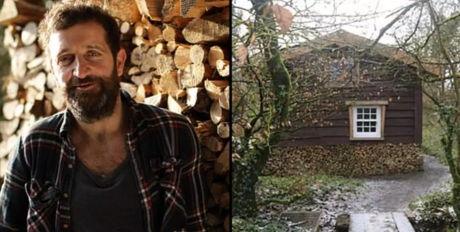 Мужчина прожил около 4 лет без денег на на чужой ферме, а затем купил хижину в лесу