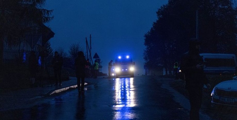 вечір, місто, машина, електроенергія