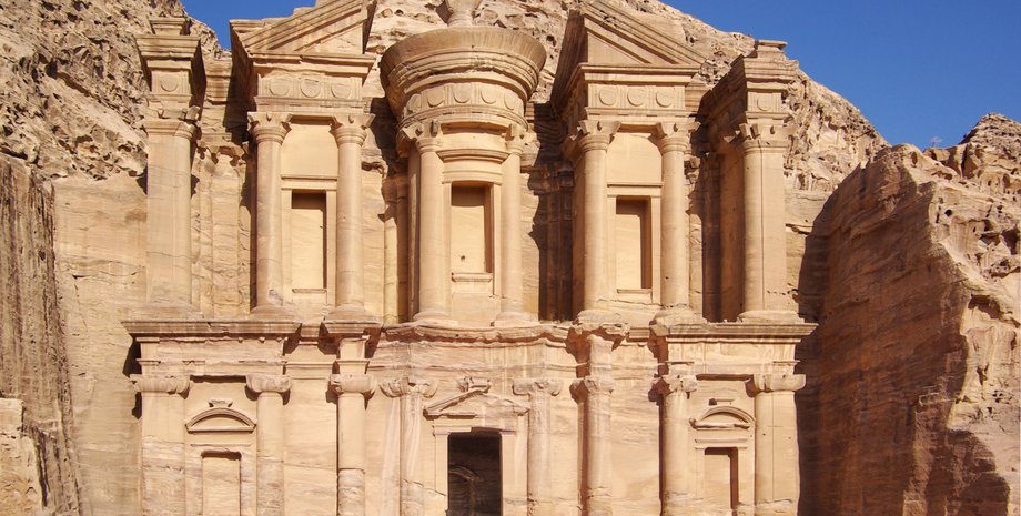 город Петра, скалы, сооружение, фото