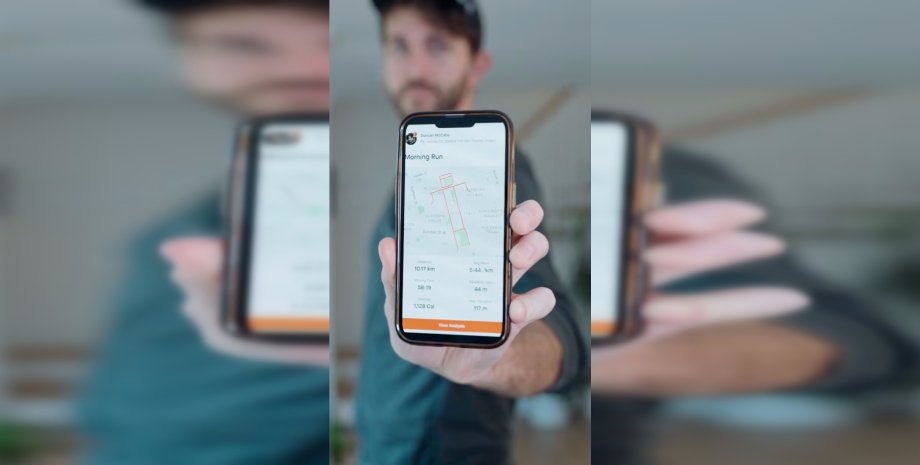 Дункан МакКейб, Strava, смартфон,