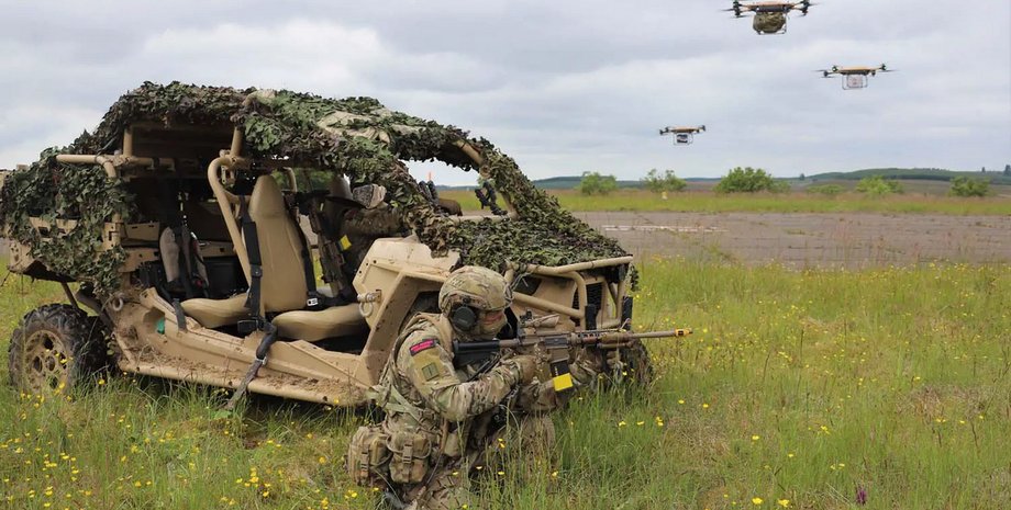 рій дронів, армія Великої Британії