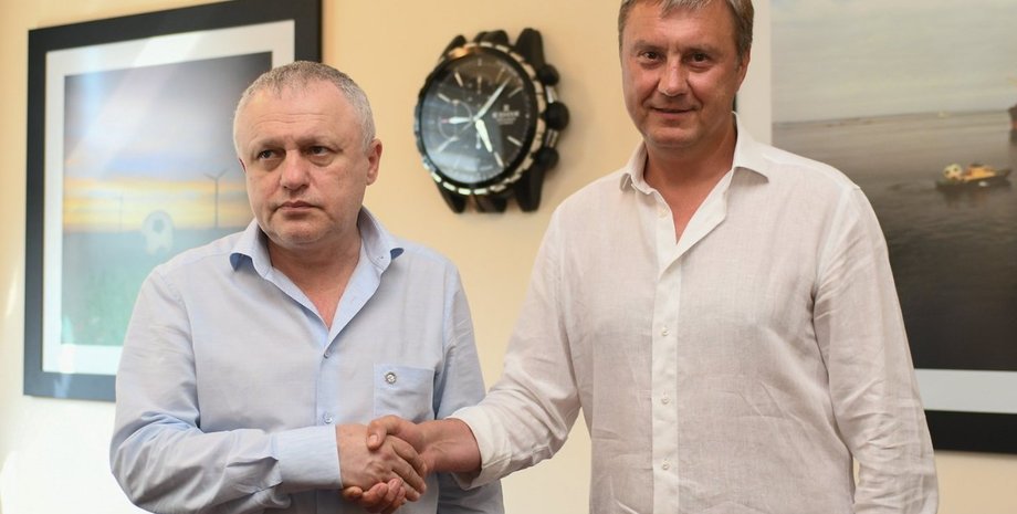 Игорь Суркис и Александр Хацкевич / Фото: twitter/DynamoKyiv