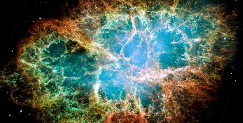 крабовидная туманность, сверхновая, космос, фото