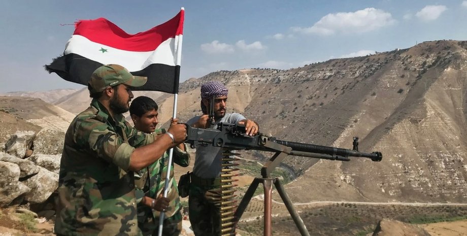 солдаты армии Сирии