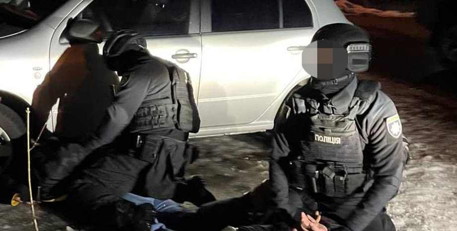 Задержание, полиция, Киев, взятка