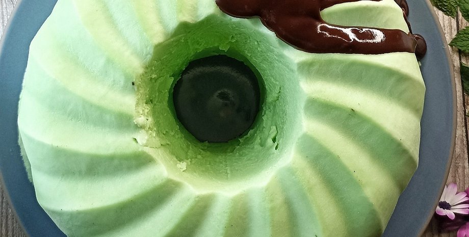 М'ятна панна котта, панна котта рецепт, панна котта, італійський десерт