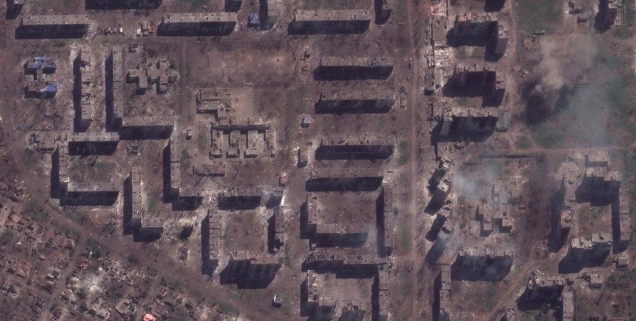 Бахмут, Донбас, вид із космосу, супутникові знімки, Maxar, Бахмут фото, Бахмут супутникові знімки