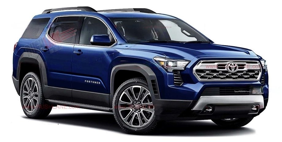Toyota Fortuner 2024, Toyota Fortuner, новый Toyota Fortuner, внедорожник Toyota