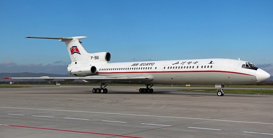 Ту-154, аеропорт, літак, Air Koryo, Владивосток, РФ, Росія, КНДР