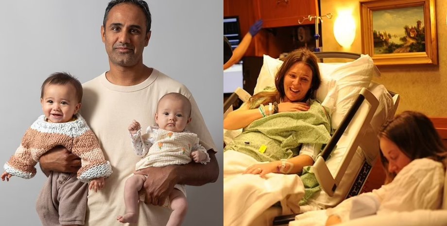 Близнюки народилися з різницею в 4 місяці, близнюки, каліфорнійські близнюки, сурогатне материнство, несподівана вагітність, брат і сестра, немовлята