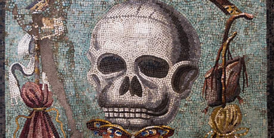 Мозаїку з символами смерті виявили у Помпеях: її створили ще до катастрофи (фото)