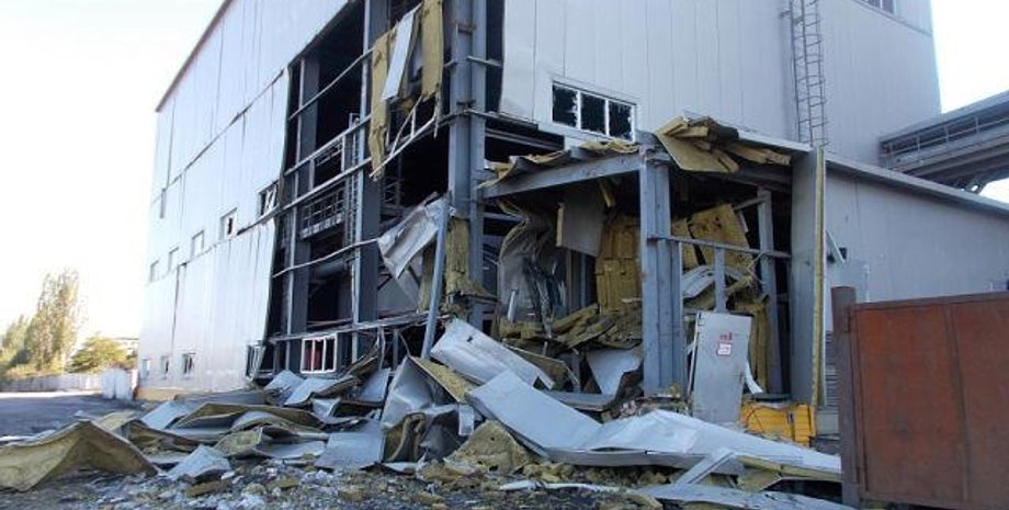 Разрушение шахты во время обстрела 10 октября / Фото: news-mail.by