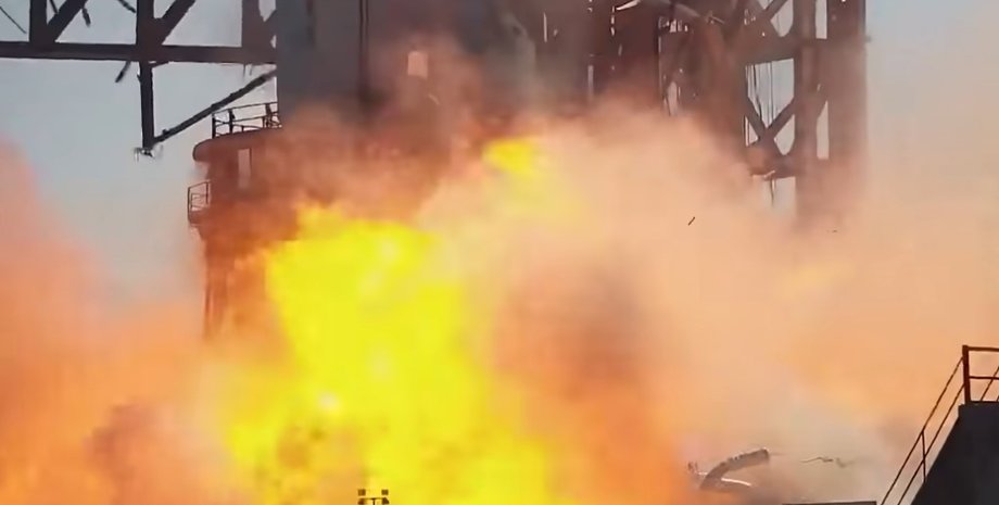 Starship, вибух