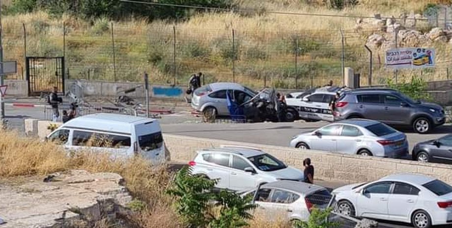 израиль, автомобиль, полиция, наезд