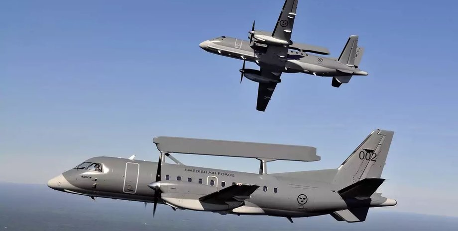 Saab 340 AEW&C, самолет Saab 340 AEW&C, Saab, самолет Saab, Saab 340, самолет Saab 340, самолет Saab 340