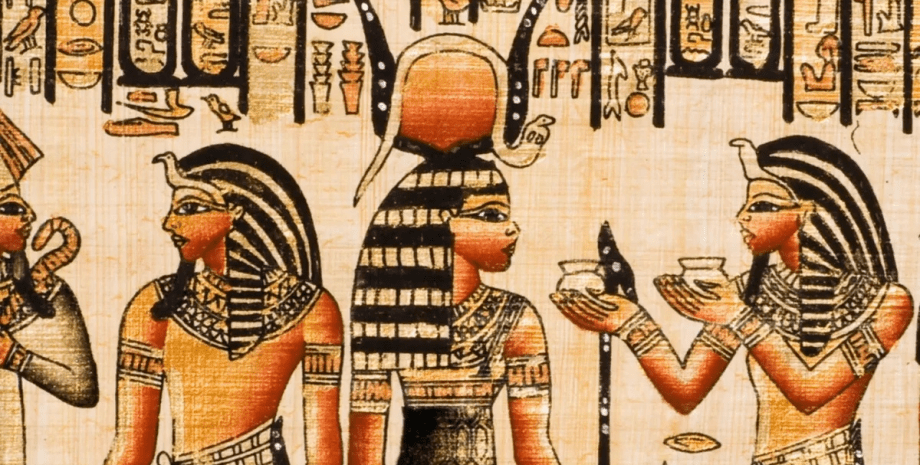 Стародавній Єгипет, чаші, папірус, фото