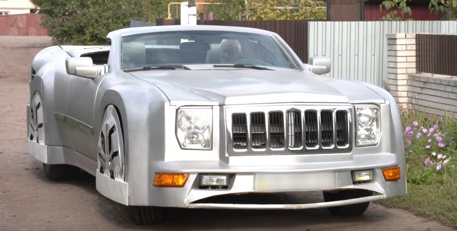 Самодельный кабриолет, самодельный автомобиль, самодельный авто